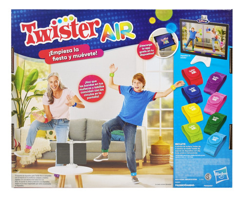 Foto 4 pulgar | Twister Air Juego De Salon F8158 Hasbro Gaming