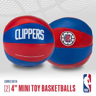 Foto 2 | Balones De Baloncesto De Juguete Franklin Sports Nba Los Angeles Clippers, Paquete De 2 - Venta Internacional.