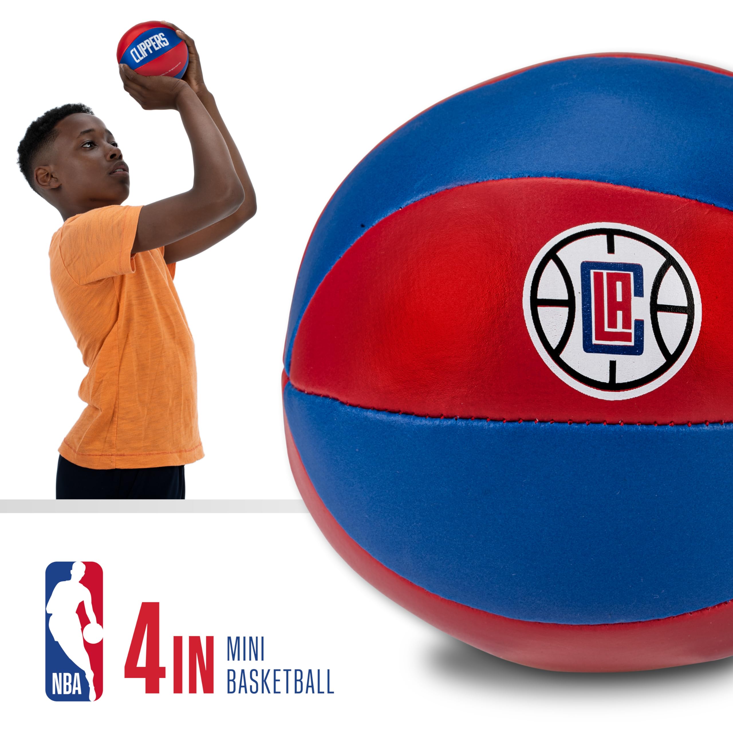 Foto 4 pulgar | Balones De Baloncesto De Juguete Franklin Sports Nba Los Angeles Clippers, Paquete De 2 - Venta Internacional.