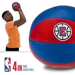 Foto 3 | Balones De Baloncesto De Juguete Franklin Sports Nba Los Angeles Clippers, Paquete De 2 - Venta Internacional.