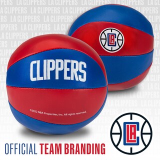 Foto 4 | Balones De Baloncesto De Juguete Franklin Sports Nba Los Angeles Clippers, Paquete De 2 - Venta Internacional.
