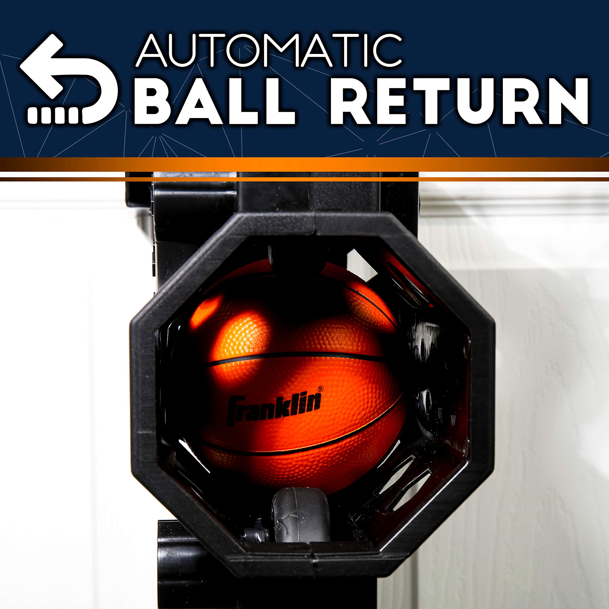 Foto 6 | Canasta De Baloncesto Franklin Sports Over The Door Con Devolución De Pelota - Venta Internacional.