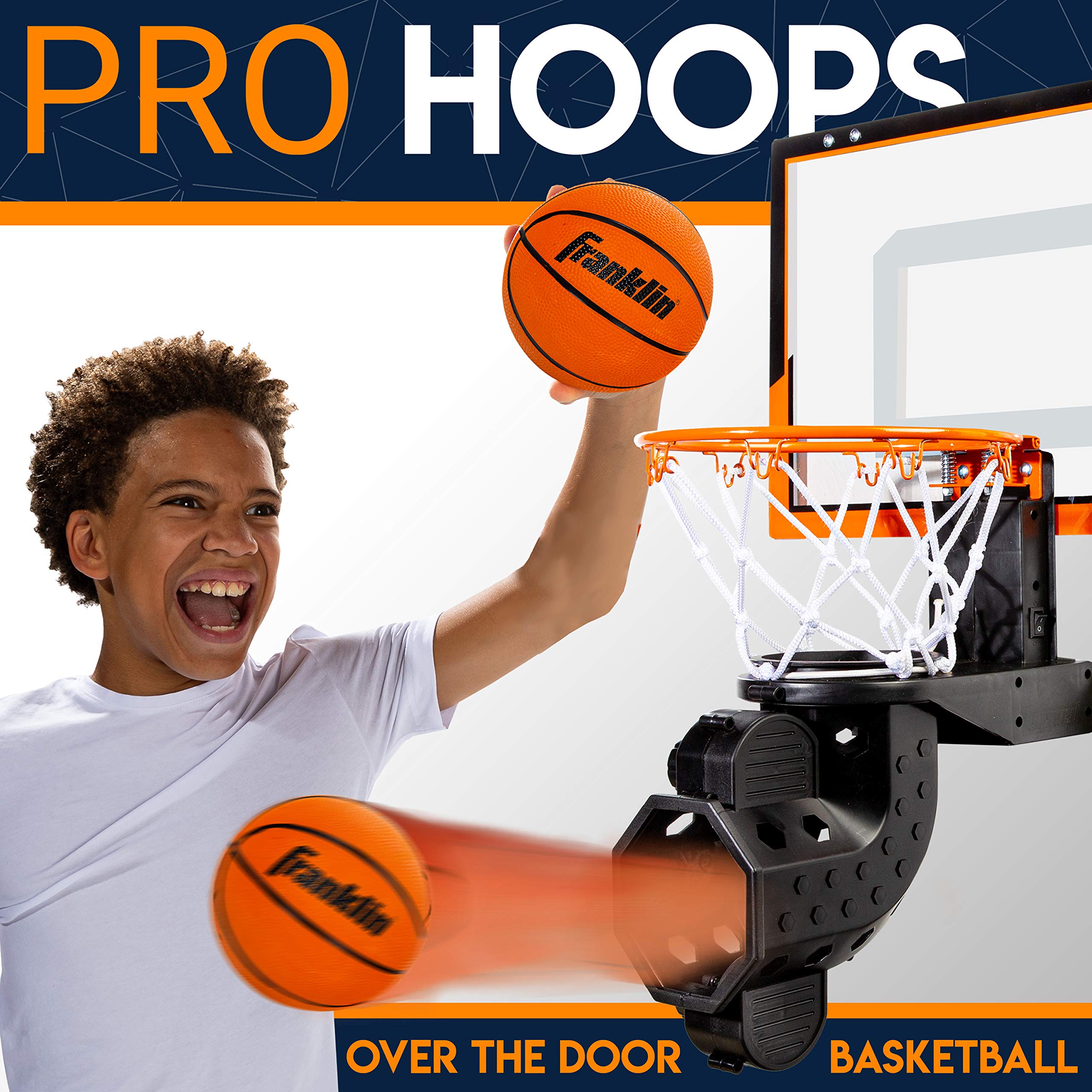 Foto 7 | Canasta De Baloncesto Franklin Sports Over The Door Con Devolución De Pelota - Venta Internacional.