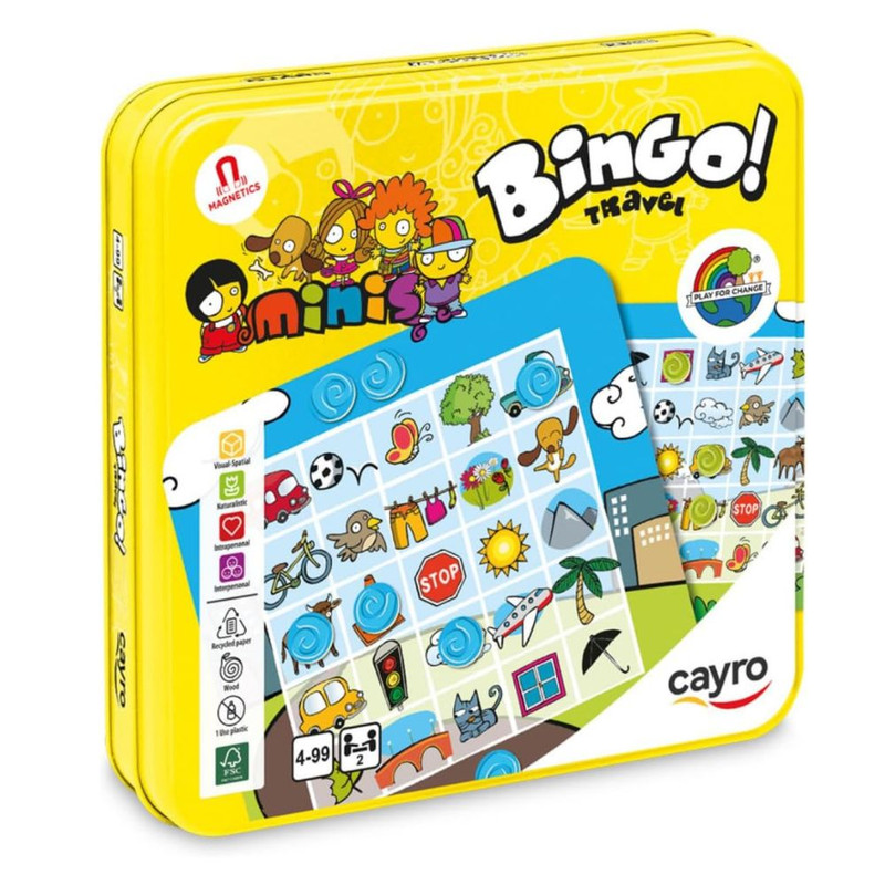 Foto 2 pulgar | Bingo Travel Metálico | Juego Portátil Ideal Para Viajes +6 Años