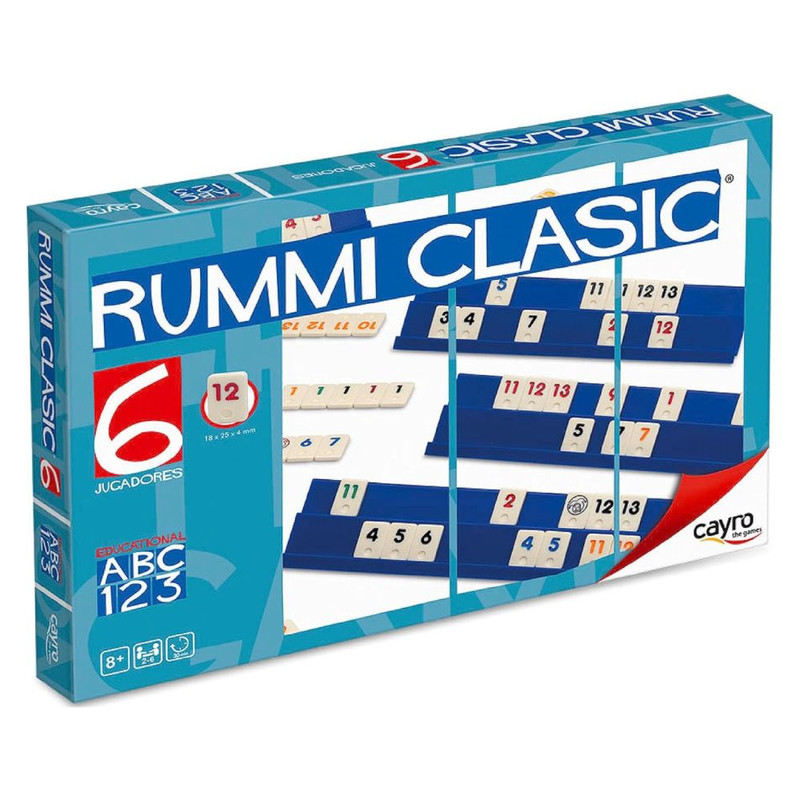 Foto 2 pulgar | Rummi Clásico 6 Jugadores | Juego Numérico Familiar Tipo Rummikub +8 Años
