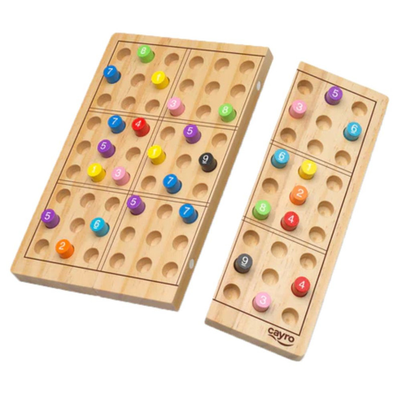 Foto 4 pulgar | Sudoku De Madera Caja De Metal | Juego De Lógica Para Niños Y Adultos +7 Años