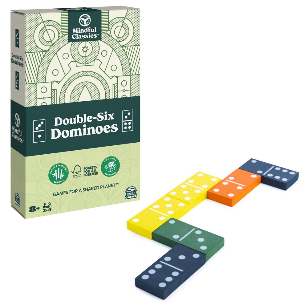 Foto 3 pulgar | Cardinal: Domino Mindful Doble 6 De Bambu