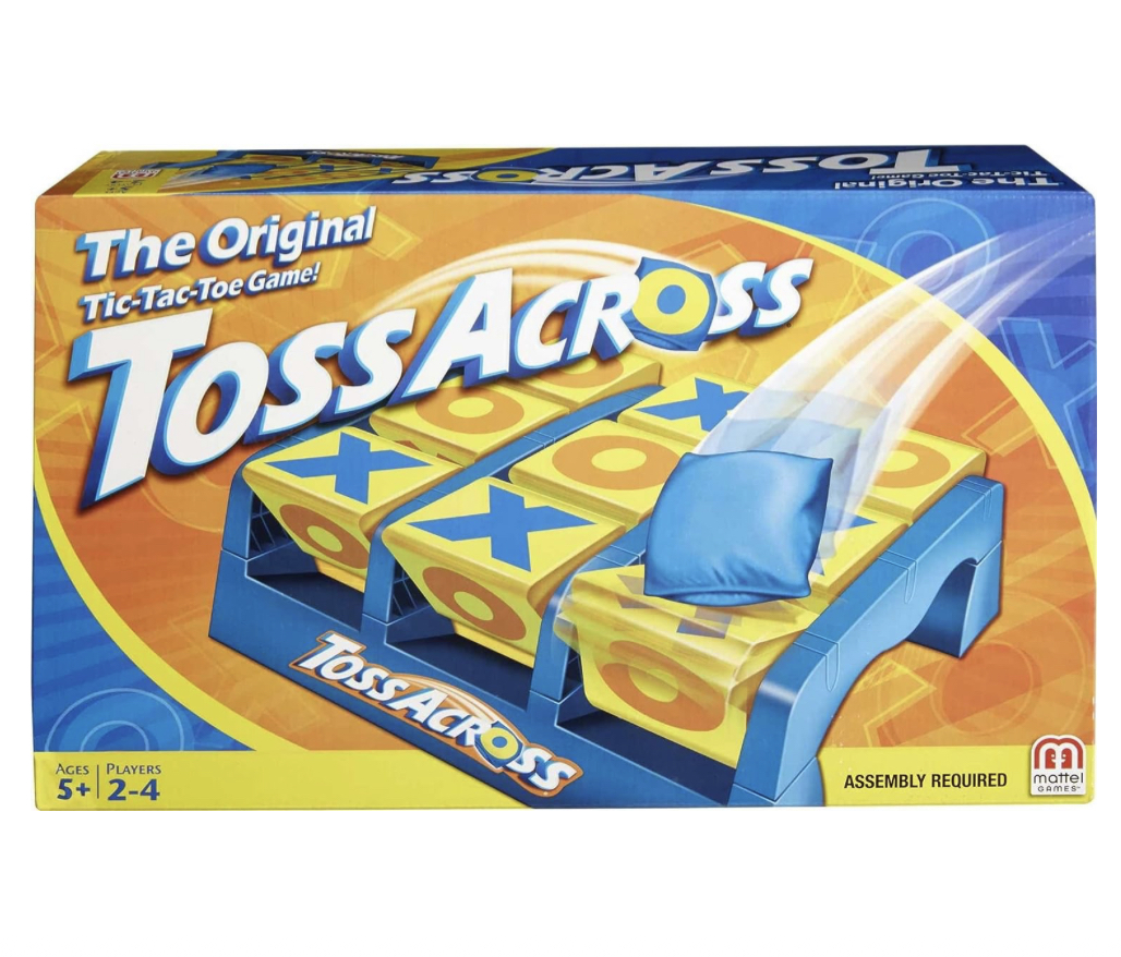 Mattel Games - Juego Toss Across: El Juego Original Tic-tac-toe