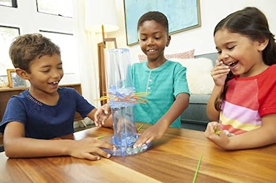 Foto 6 | Venta Internacional - Juego Mattel Games Kerplunk Kids Para 2 A 4 Jugadores