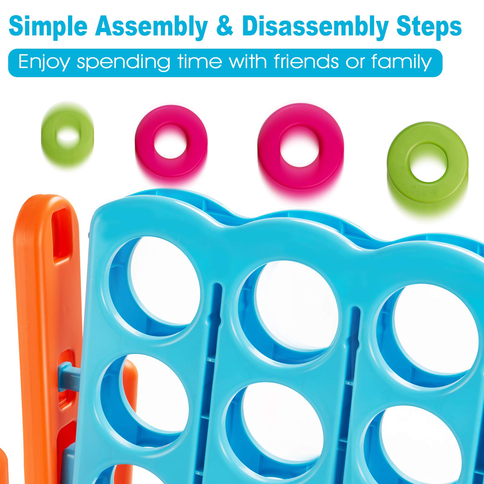 Foto 6 pulgar | Juego Gigante de Conecta 4 Costzon- Venta Internacional