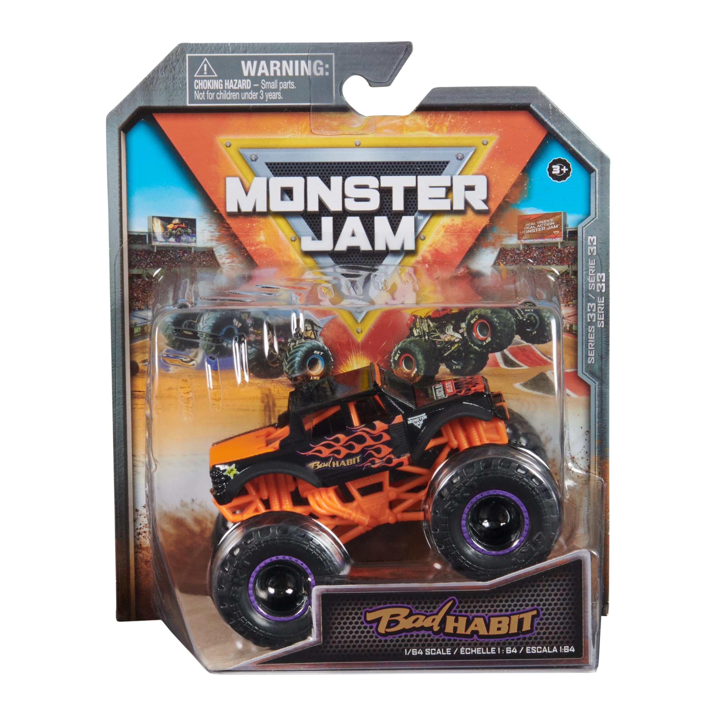 Foto 2 pulgar | Camión Fundido Monster Jam Bad Habit Escala 1:64 Serie 33 - Venta Internacional