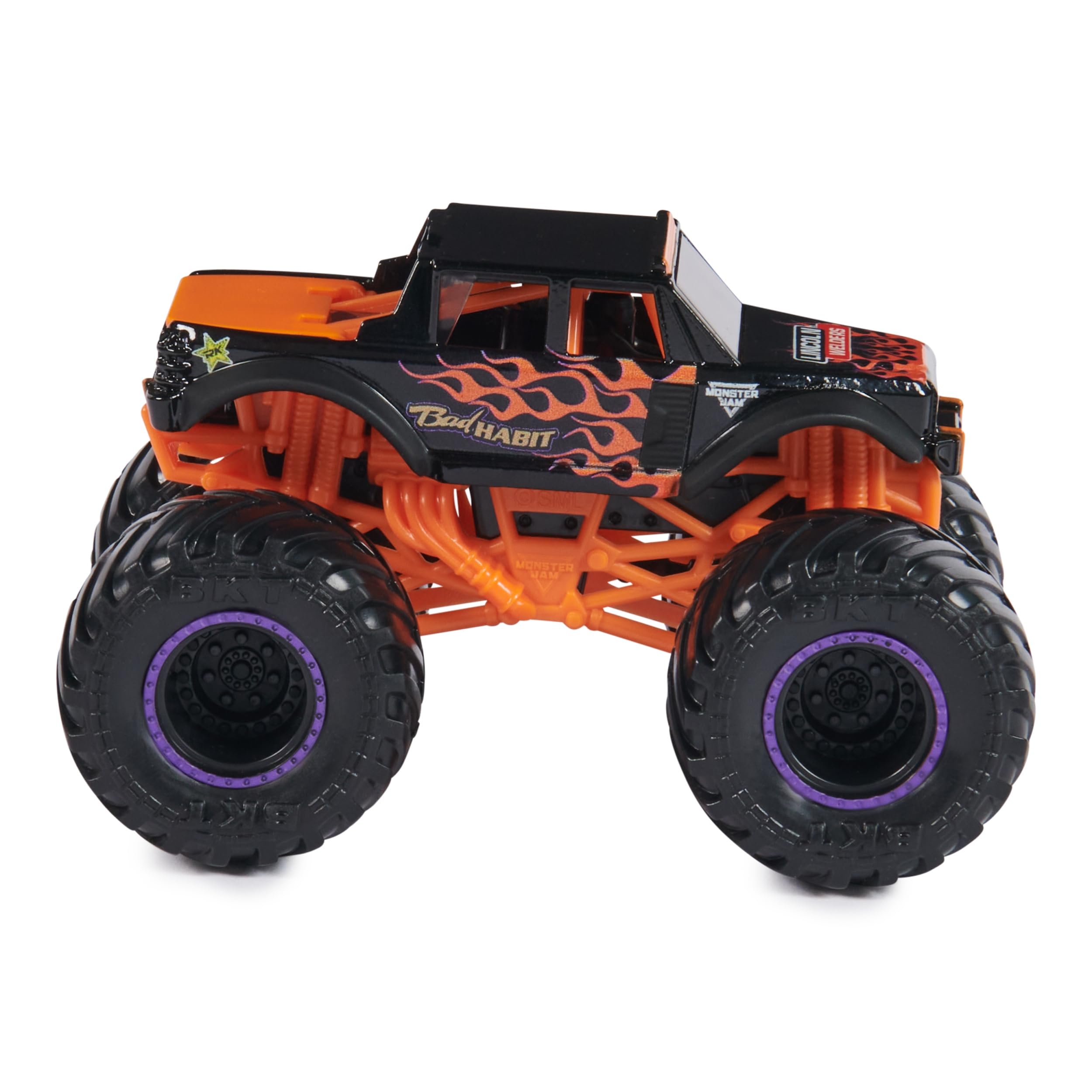 Foto 2 | Camión Fundido Monster Jam Bad Habit Escala 1:64 Serie 33 - Venta Internacional