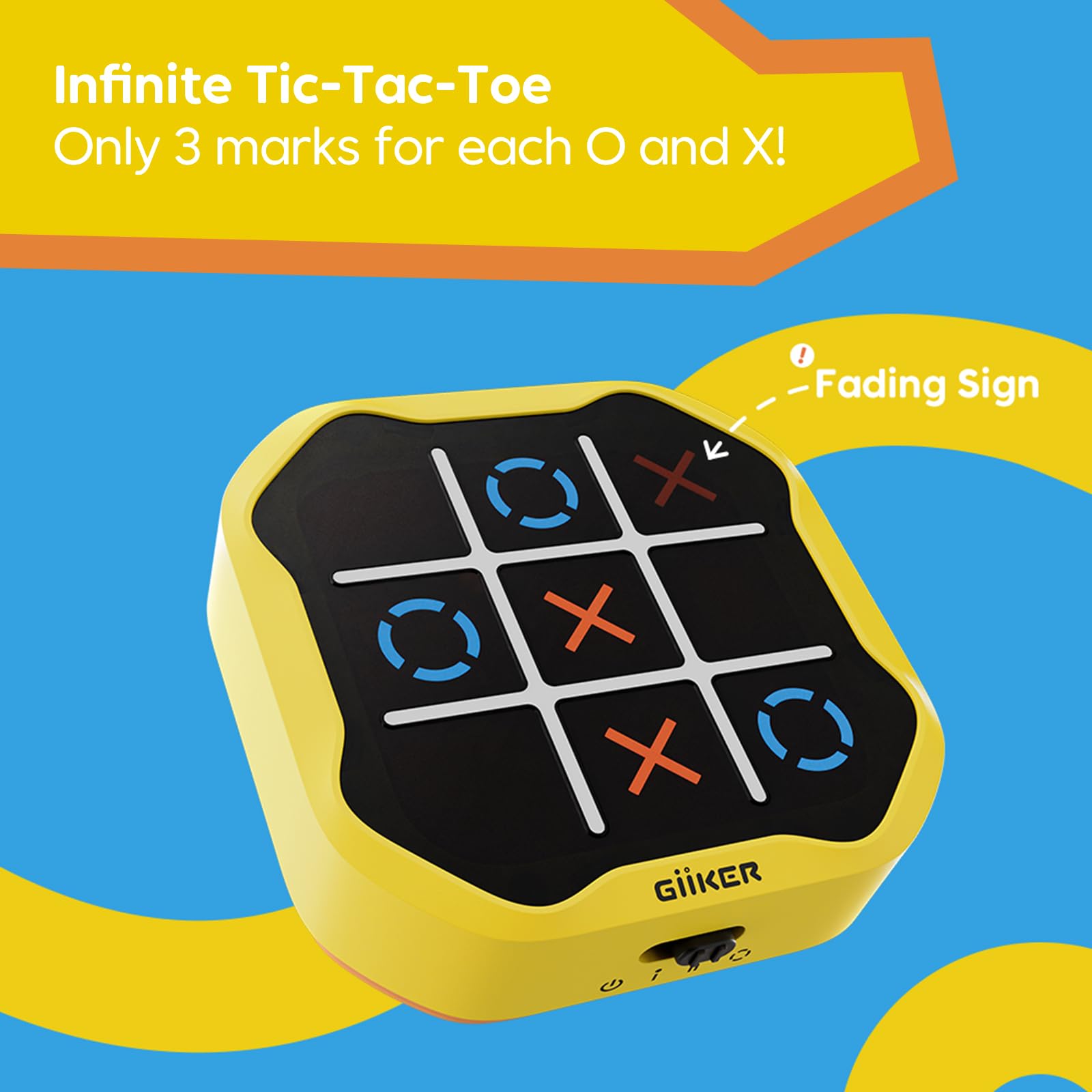 Foto 4 pulgar | Consola De Juegos Giiker Tic Tac Toe Bolt 3 En 1 Para Niños Y Adultos - Venta Internacional.