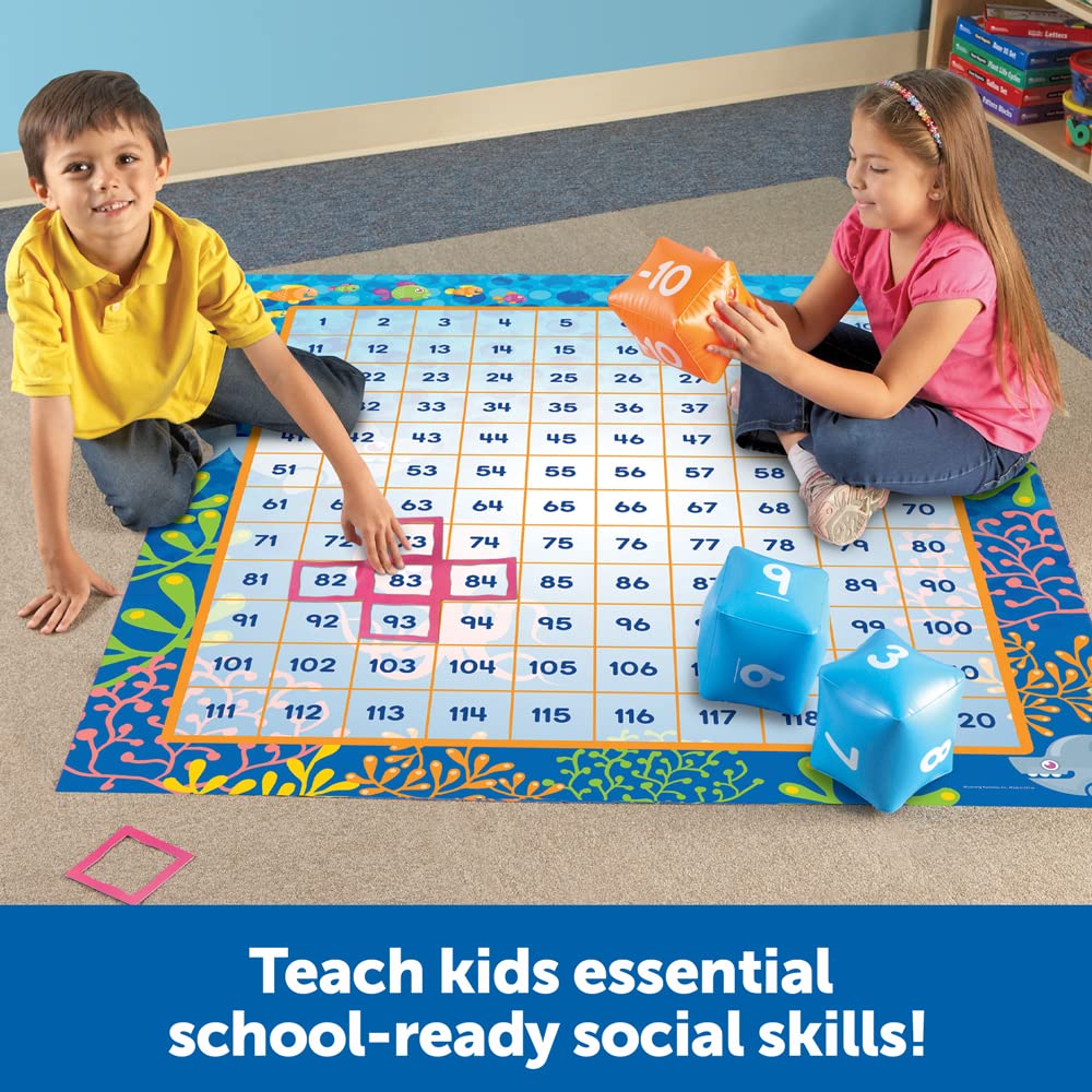 Foto 7 pulgar | Recursos De Aprendizaje De Juegos De Suelo Make A Splash 120 Mat Para Más De 6 Años - Venta Internacional.