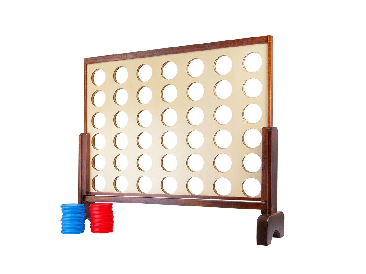 Juego Gigante De Cuatro En Fila Monoprice Pure Outdoor Wood - Venta Internacional.