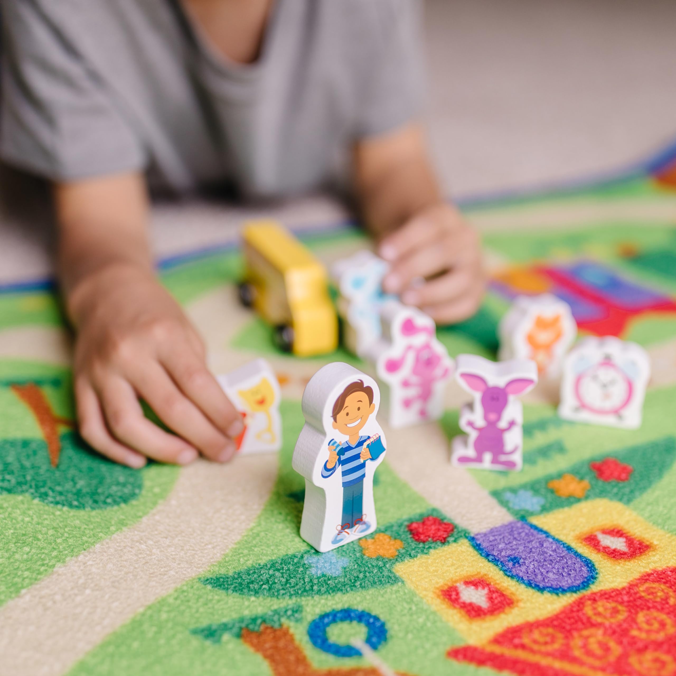 Foto 5 | Alfombra Deportiva Melissa & Doug Ffp Blues Clues Con Piezas De Juego - Venta Internacional.