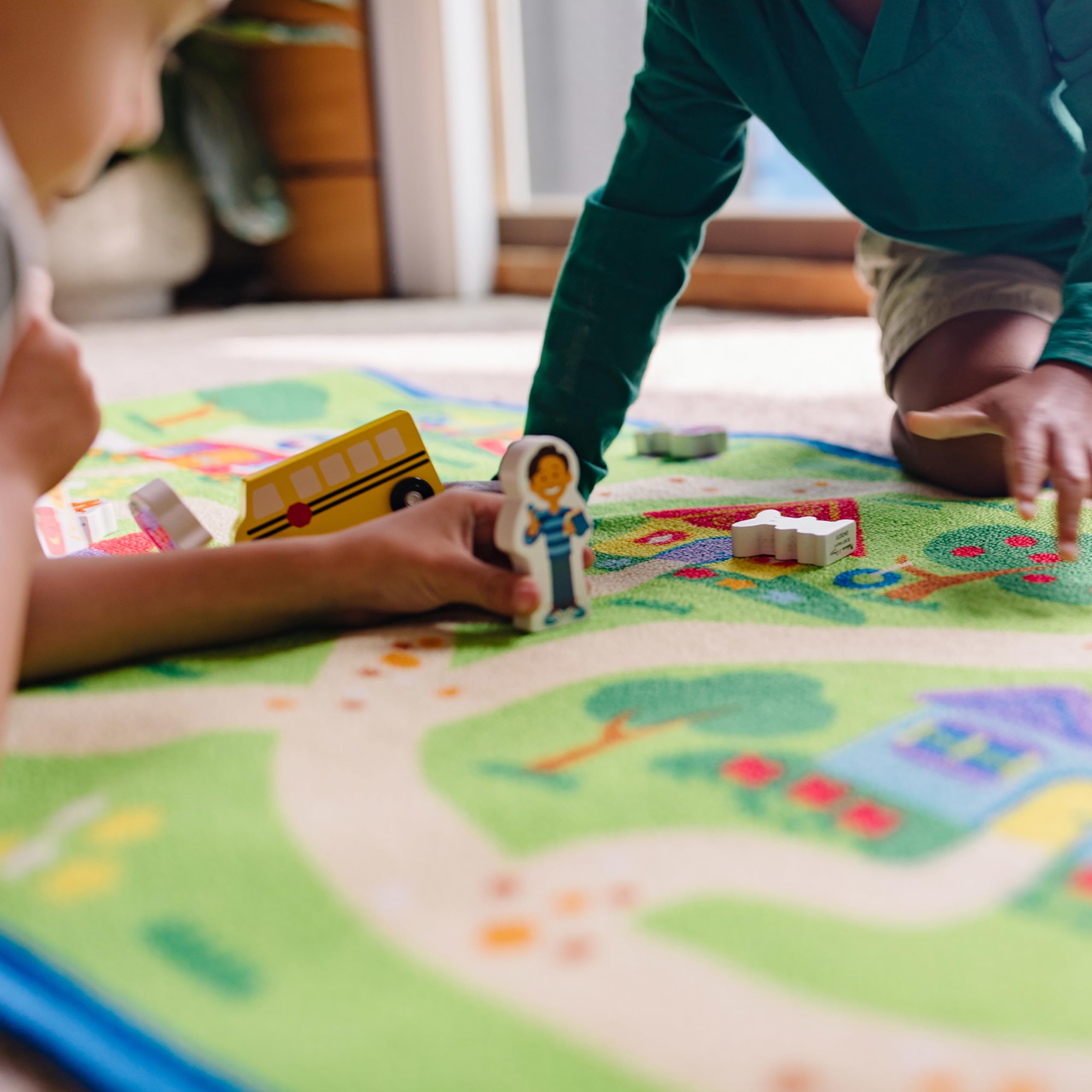 Foto 7 | Alfombra Deportiva Melissa & Doug Ffp Blues Clues Con Piezas De Juego - Venta Internacional.