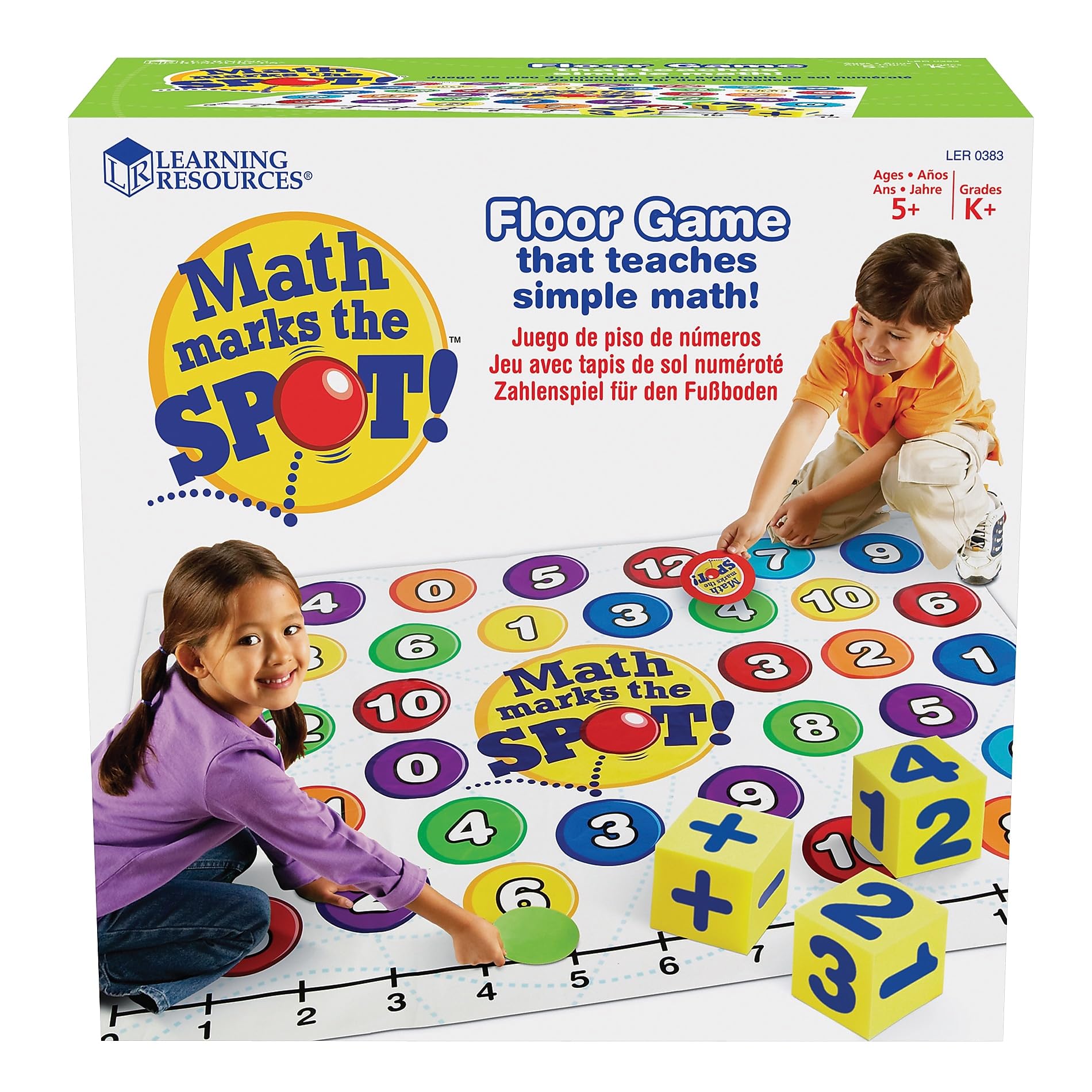 Foto 2 pulgar | Recursos De Aprendizaje De Juegos De Suelo Las Matemáticas Marcan El Lugar Durante Más De 5 Años - Venta Internacional