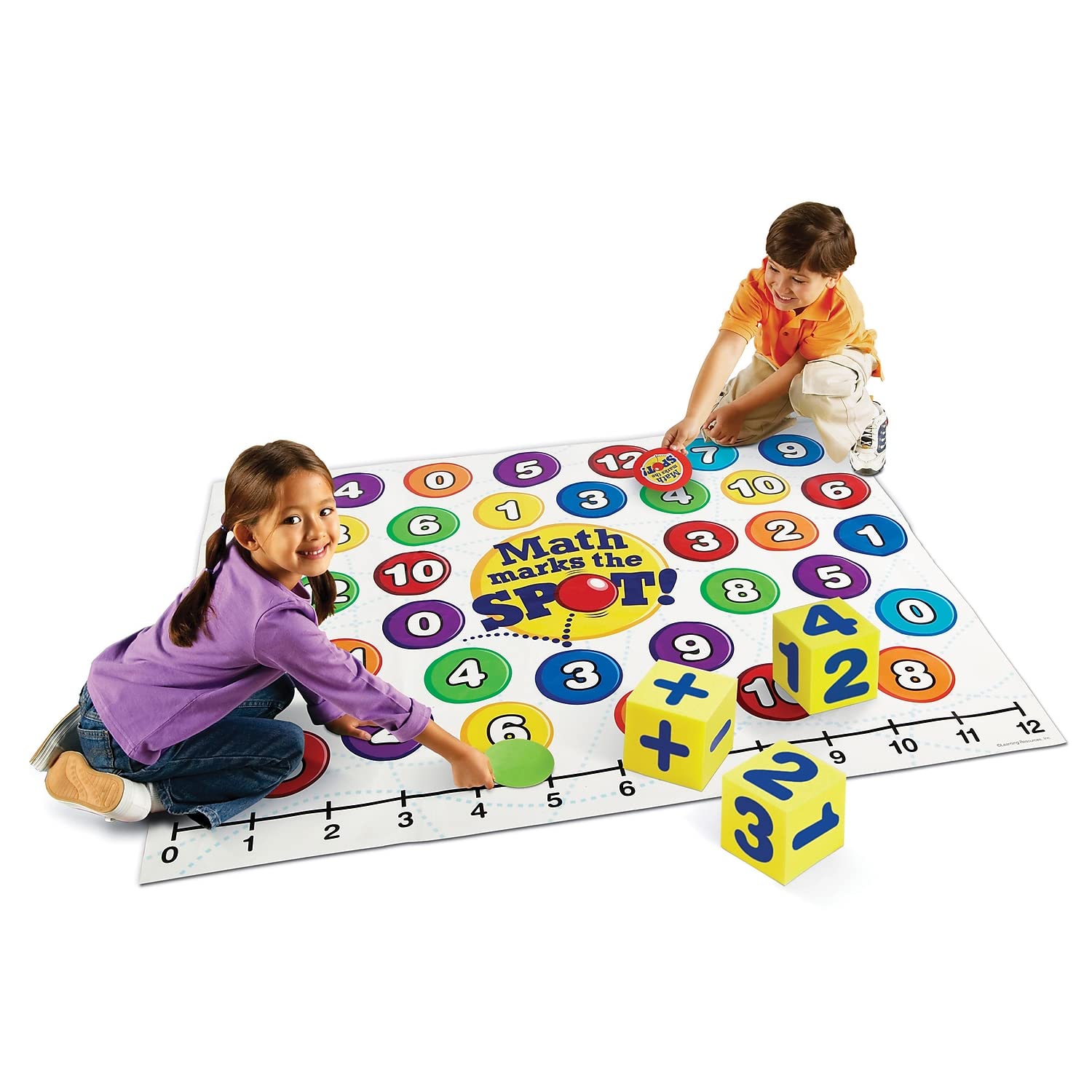Foto 5 pulgar | Recursos De Aprendizaje De Juegos De Suelo Las Matemáticas Marcan El Lugar Durante Más De 5 Años - Venta Internacional