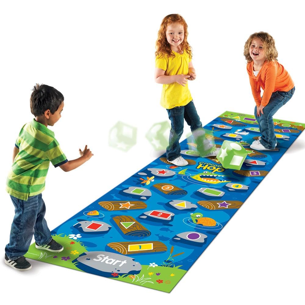 Foto 1 | Recursos De Aprendizaje De Juegos De Suelo Crocodile Hop Durante Más De 3 Años - Venta Internacional.