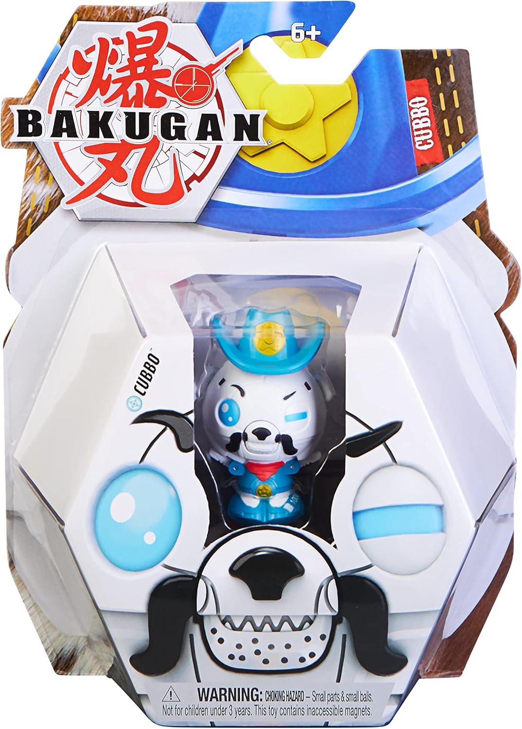 Bakugan Cubbo Pack Sheriff Blanco