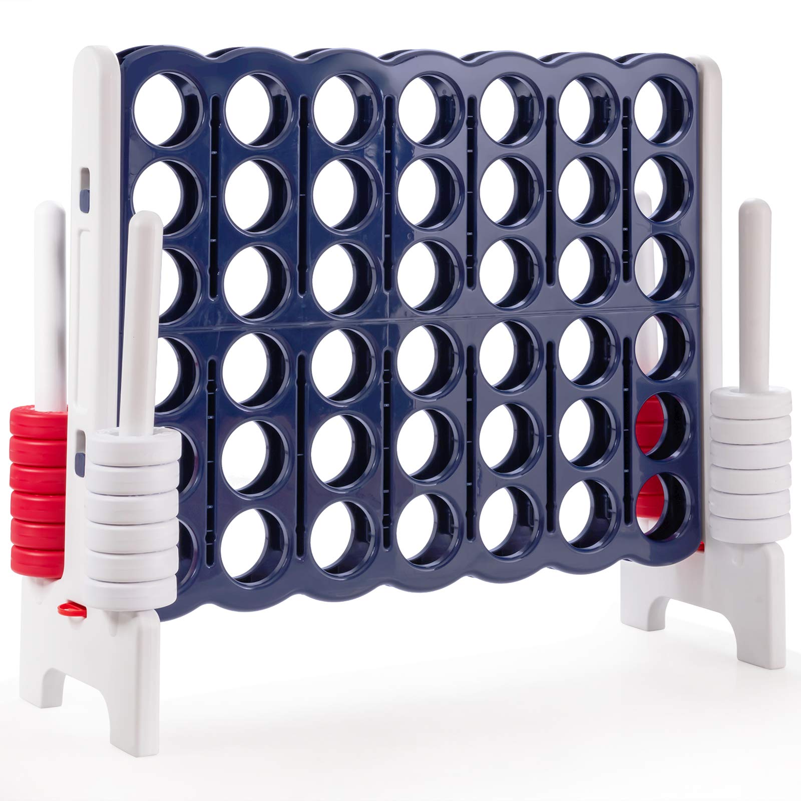 Foto 2 pulgar | Juego Gigante Costway Jumbo De 4 Puntos Con 42 Anillos Gigantes - Venta Internacional.