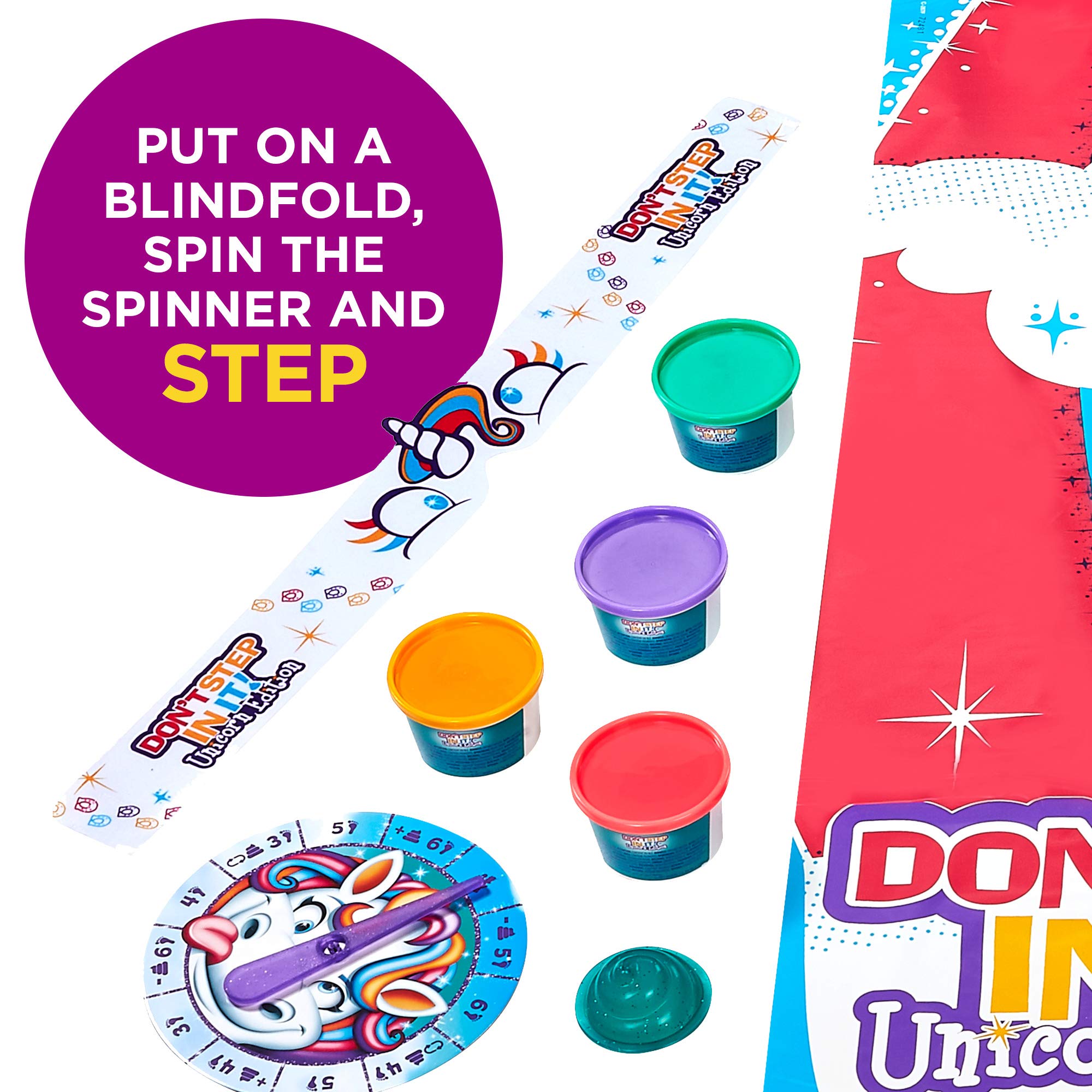 Foto 6 pulgar | Game Hasbro Gaming Don't Step In It Unicorn Hace Más De 4 Años - Venta Internacional.