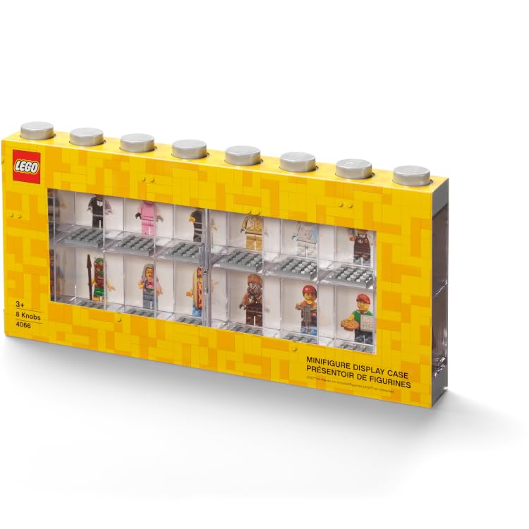 Foto 4 pulgar | Estuche Lego Minifigure Gris Para 16 Minifiguras - Venta Internacional.