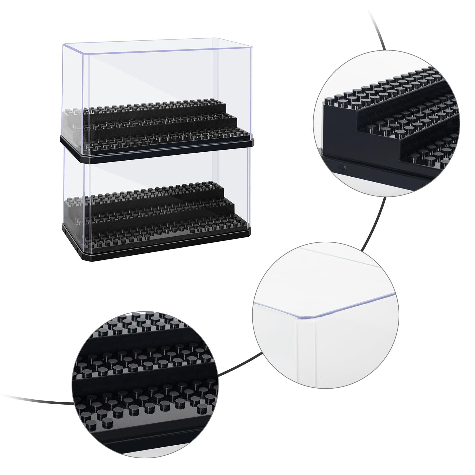 Foto 4 | Vitrina Aels De Minifiguras Acrílicas Para Lego Stackable X2 - Venta Internacional.