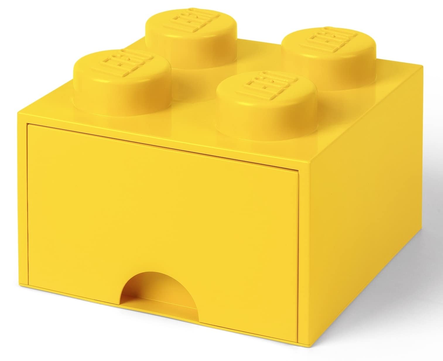 Foto 2 pulgar | Cajón De Almacenamiento Lego Brick 4 Amarillo Brillante Para Niños A Partir De 3 Años - Venta Internacional.