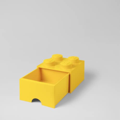 Foto 3 pulgar | Cajón De Almacenamiento Lego Brick 4 Amarillo Brillante Para Niños A Partir De 3 Años - Venta Internacional.