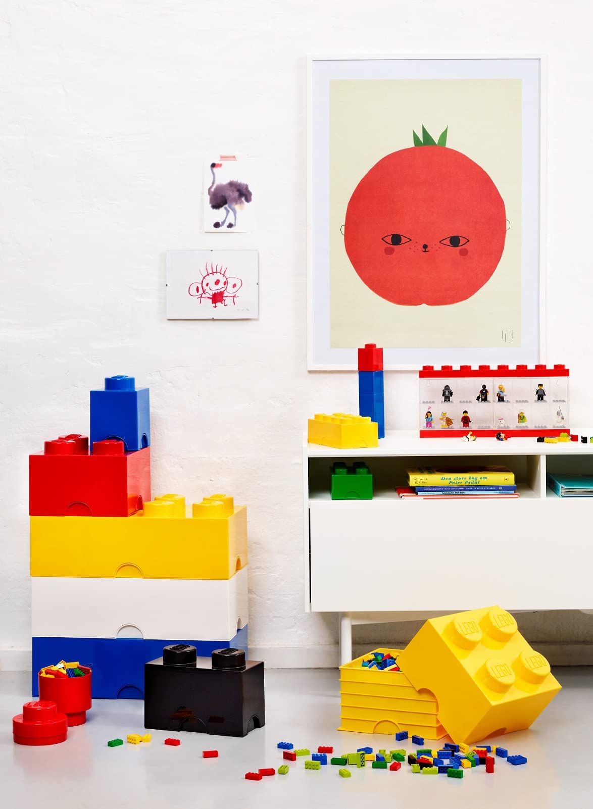 Foto 6 pulgar | Cajón De Almacenamiento Lego Brick 4 Amarillo Brillante Para Niños A Partir De 3 Años - Venta Internacional.