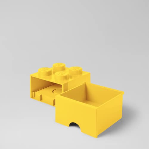 Foto 7 pulgar | Cajón De Almacenamiento Lego Brick 4 Amarillo Brillante Para Niños A Partir De 3 Años - Venta Internacional.