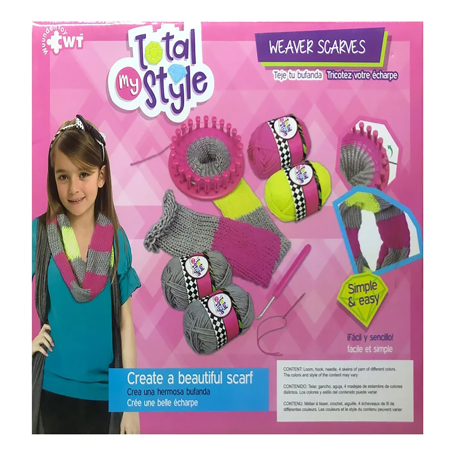 Foto 3 pulgar | Total My Style Wuundentoy Teje Tu Bufanda