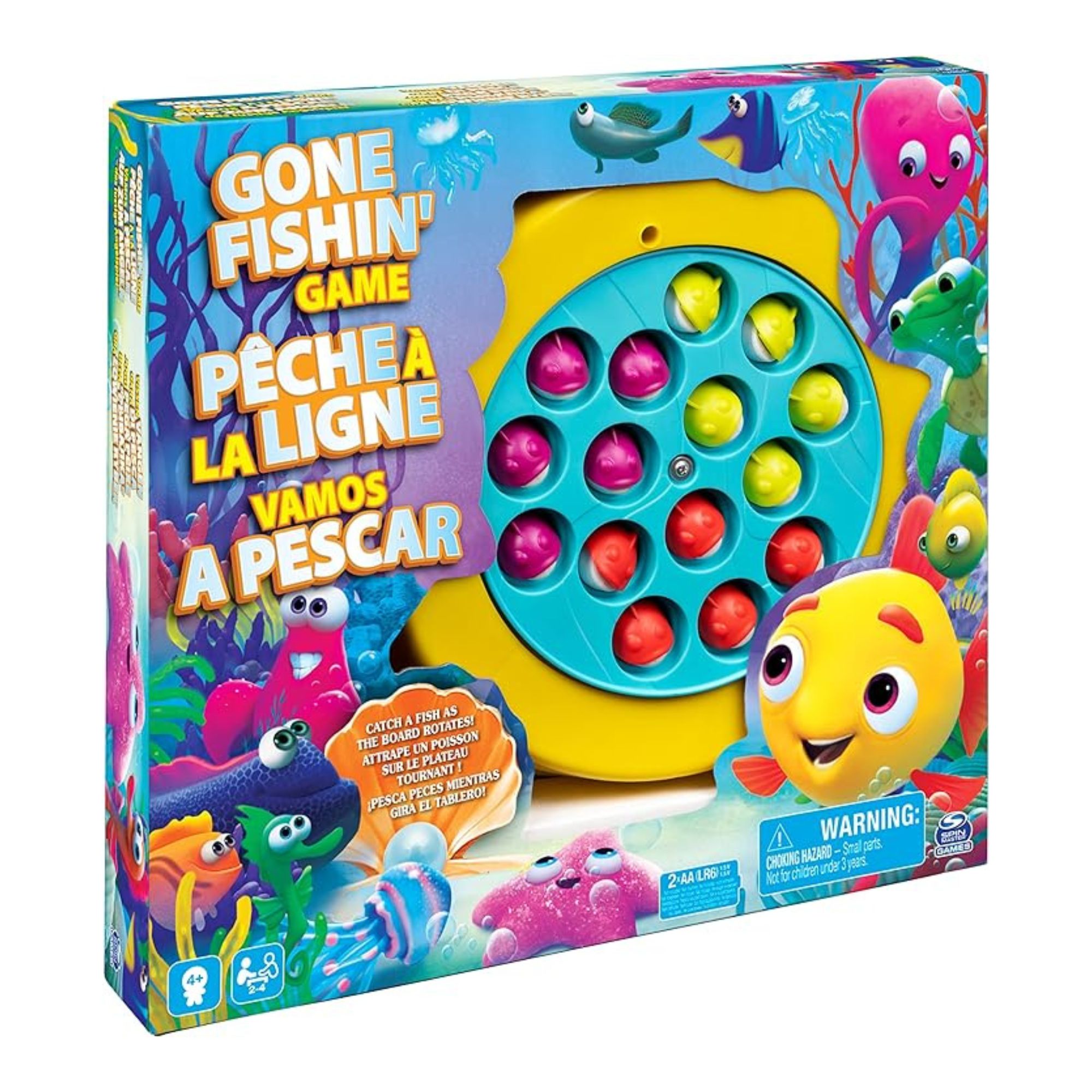 Foto 6 pulgar | Juego de Mesa Spin Master B09SZ128X8 de Pesca Gone Fishing