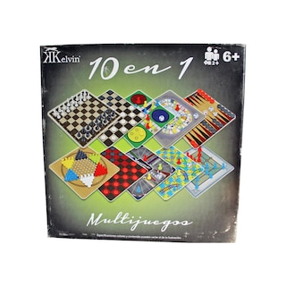 Foto 4 | Set Multijuegos 10 en 1 KELVIN JMLC27 Caja de Cartón