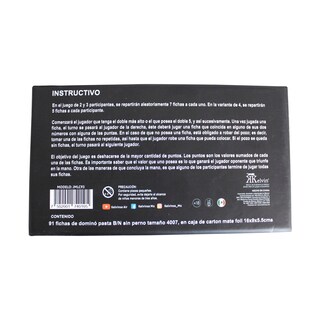 Foto 5 | Dominó Doble 12 KELVIN JMLC93 Caja de Cartón Digital Mini