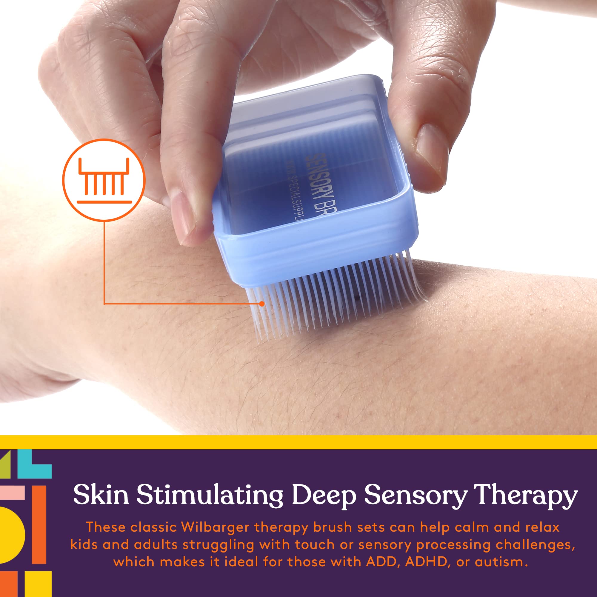 Foto 2 | Sensory Brush Special Supplies Therapressure Therapy Unicorn, Paquete De 8 - Venta Internacional.
