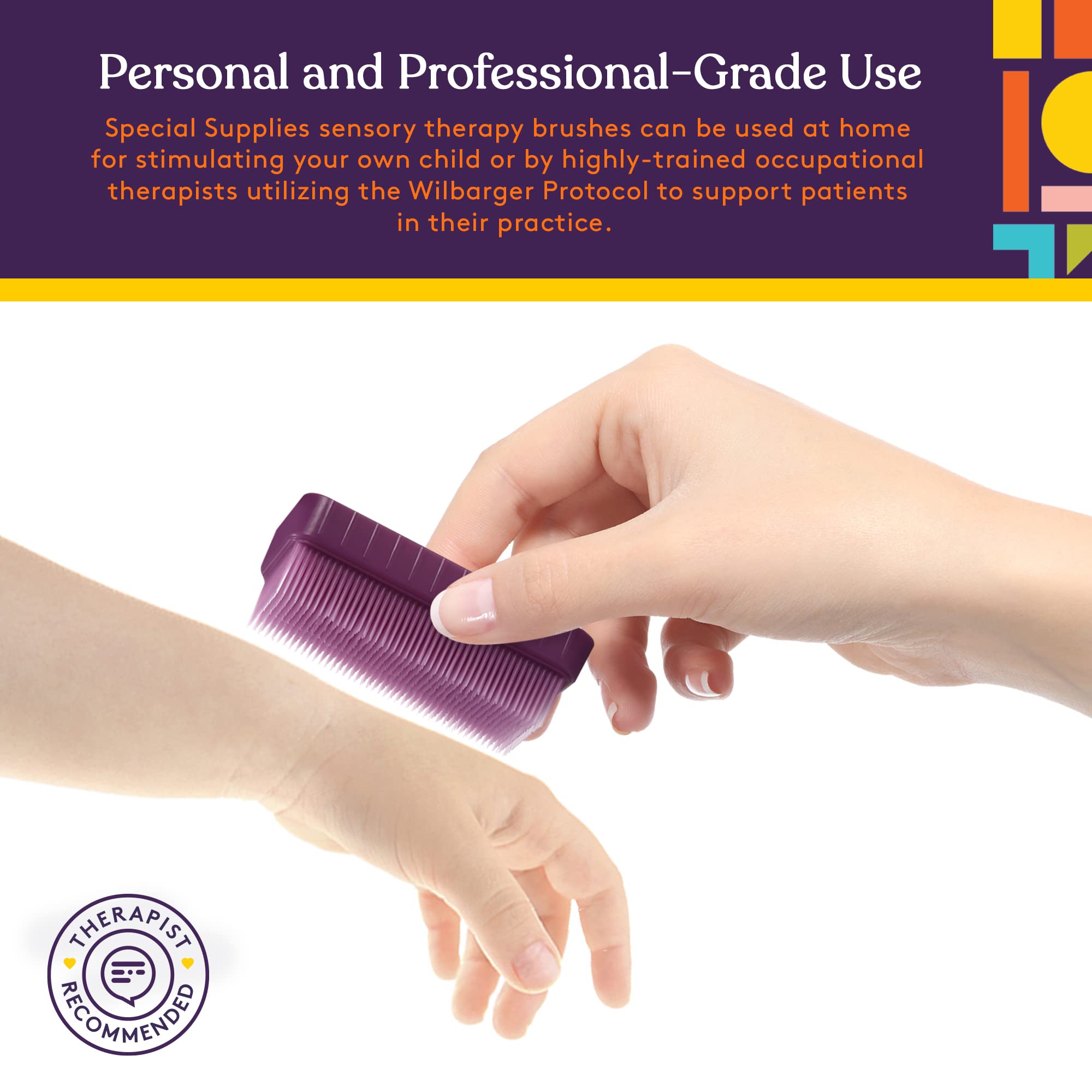 Foto 8 pulgar | Sensory Brush Special Supplies Therapressure Therapy Unicorn, Paquete De 8 - Venta Internacional.