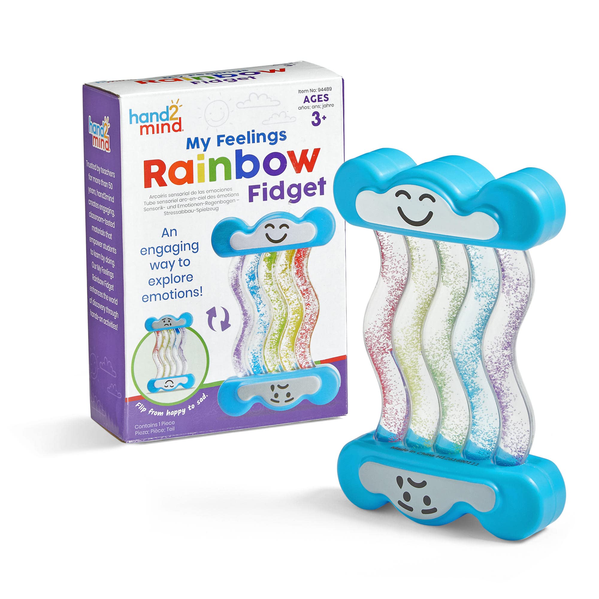 Foto 2 pulgar | Fidget Tube Hand2mind My Feelings Rainbow Para Niños - Venta Internacional.