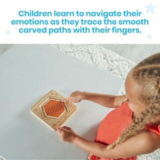 Foto 4 | Juego De Laberinto Mindful De Madera Hand2mind, Juguetes Sensoriales Táctiles Para Niños - Venta Internacional.