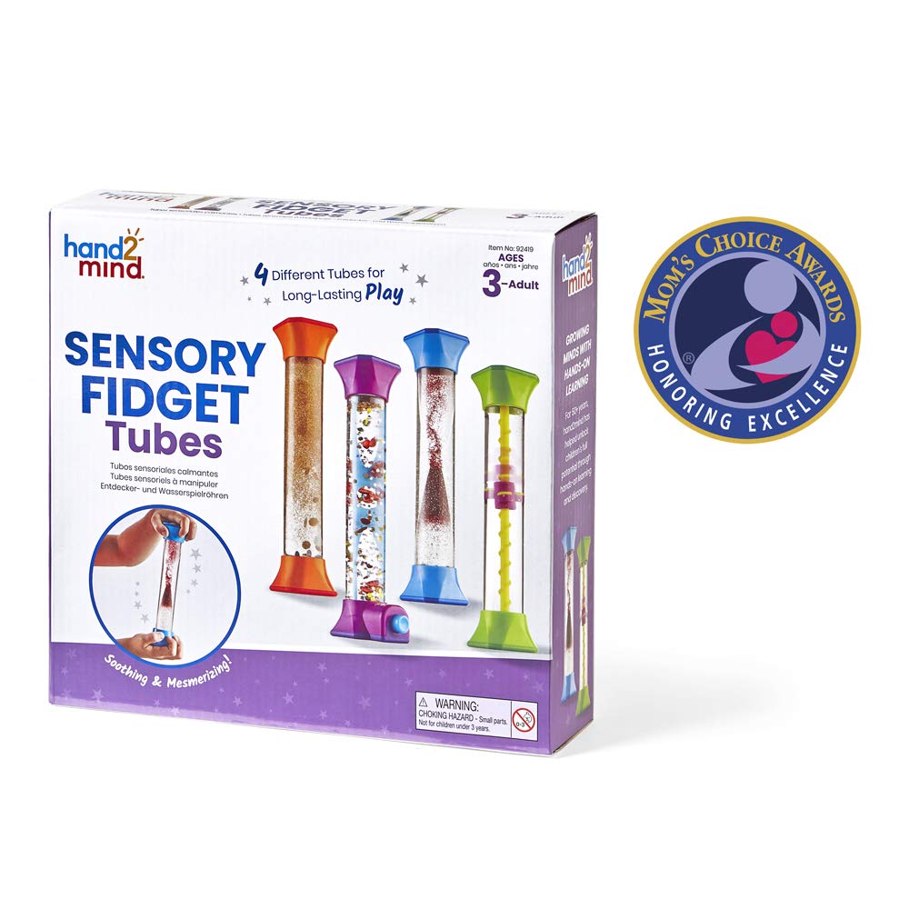 Foto 7 pulgar | Juguetes Relajantes Hand2mind De Sensory Fidget Tubes Para Niños (juego De 4) - Venta Internacional.