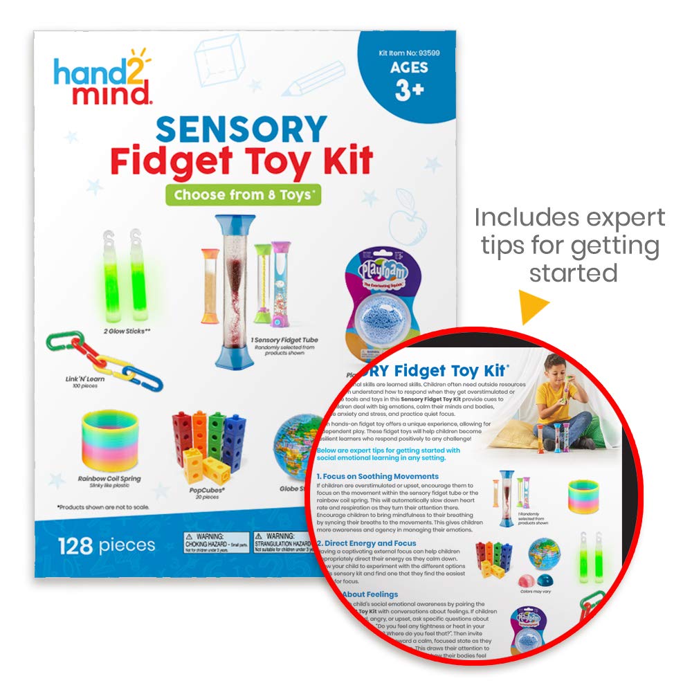Foto 5 pulgar | Kit De Juguetes Sensory Fidget Hand2mind Con 128 Piezas Para Niños - Venta Internacional.