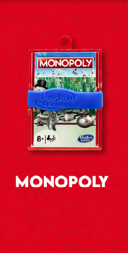 Foto 6 | Kit de 5 Juegos de Mesa Hasbro Mini Tipo Llavero