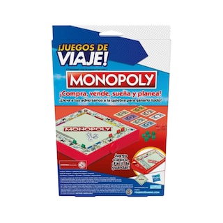 Foto 4 | Juego De Mesa Hasbro Gaming Monopoly Color Multicolor Juego De Viaje