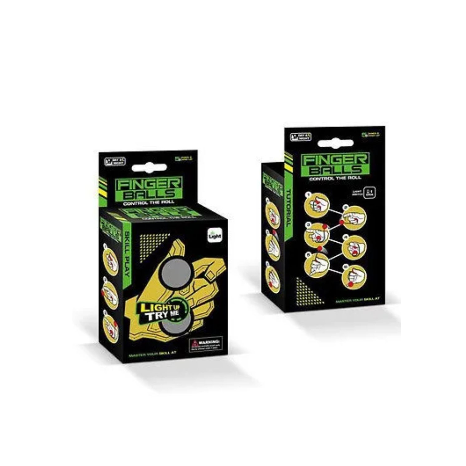 Foto 2 pulgar | Juguete Antiestrés Finger Balls Led Para Niños Mayores De 5 Años - Venta Internacional.