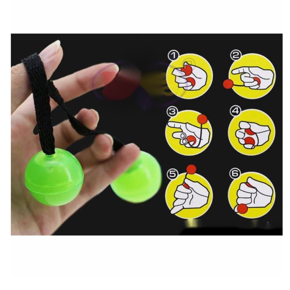 Foto 6 pulgar | Juguete Antiestrés Finger Balls Led Para Niños Mayores De 5 Años - Venta Internacional.