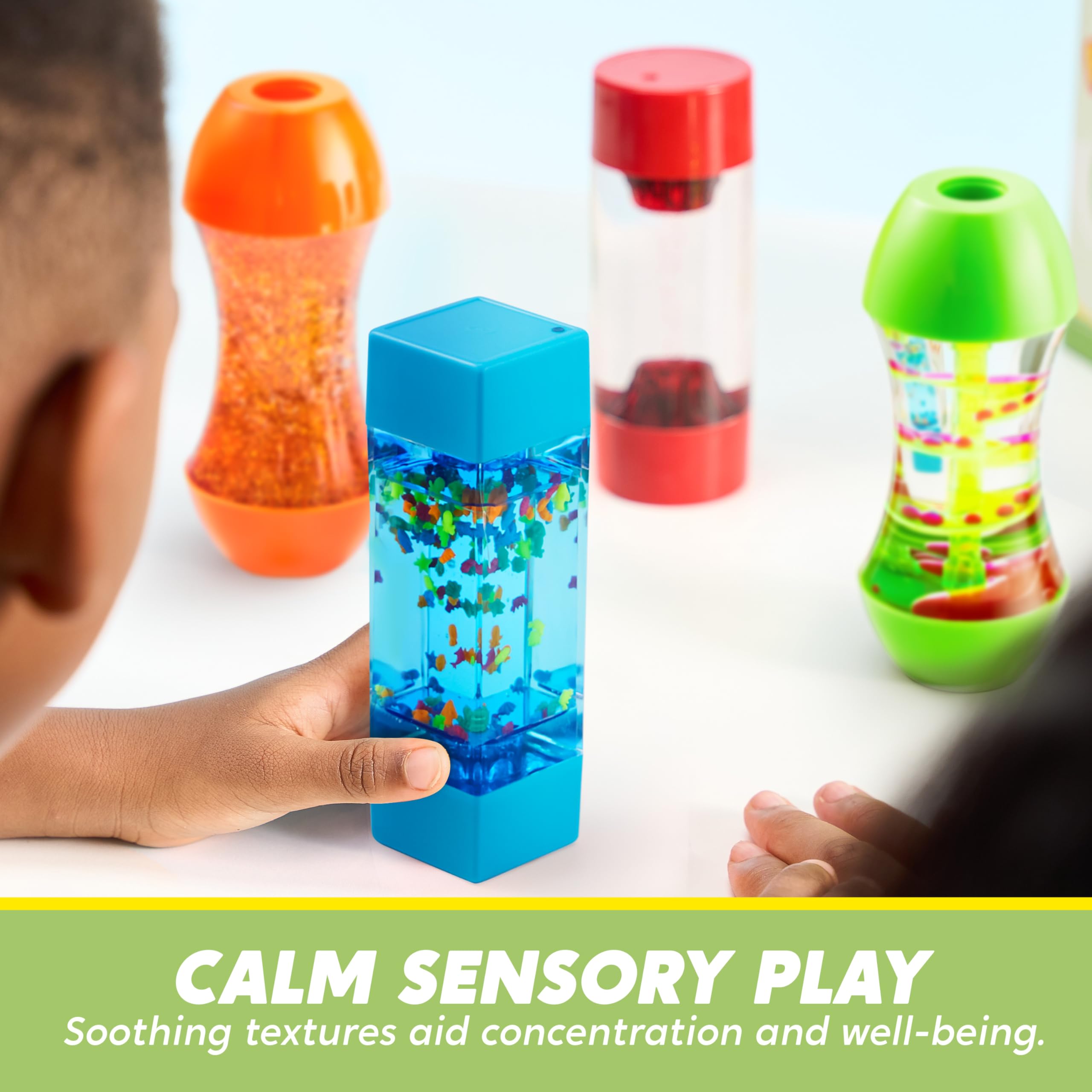 Foto 4 pulgar | Juguetes Fidget Tubes Joyin Para Niños, Paquete De 4 Unidades, Para Aliviar El Estrés Sensorial - Venta Internacional.