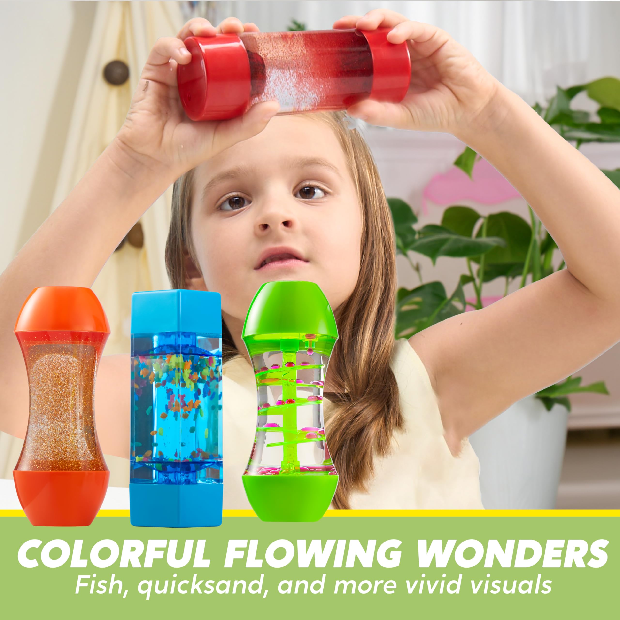 Foto 5 pulgar | Juguetes Fidget Tubes Joyin Para Niños, Paquete De 4 Unidades, Para Aliviar El Estrés Sensorial - Venta Internacional.