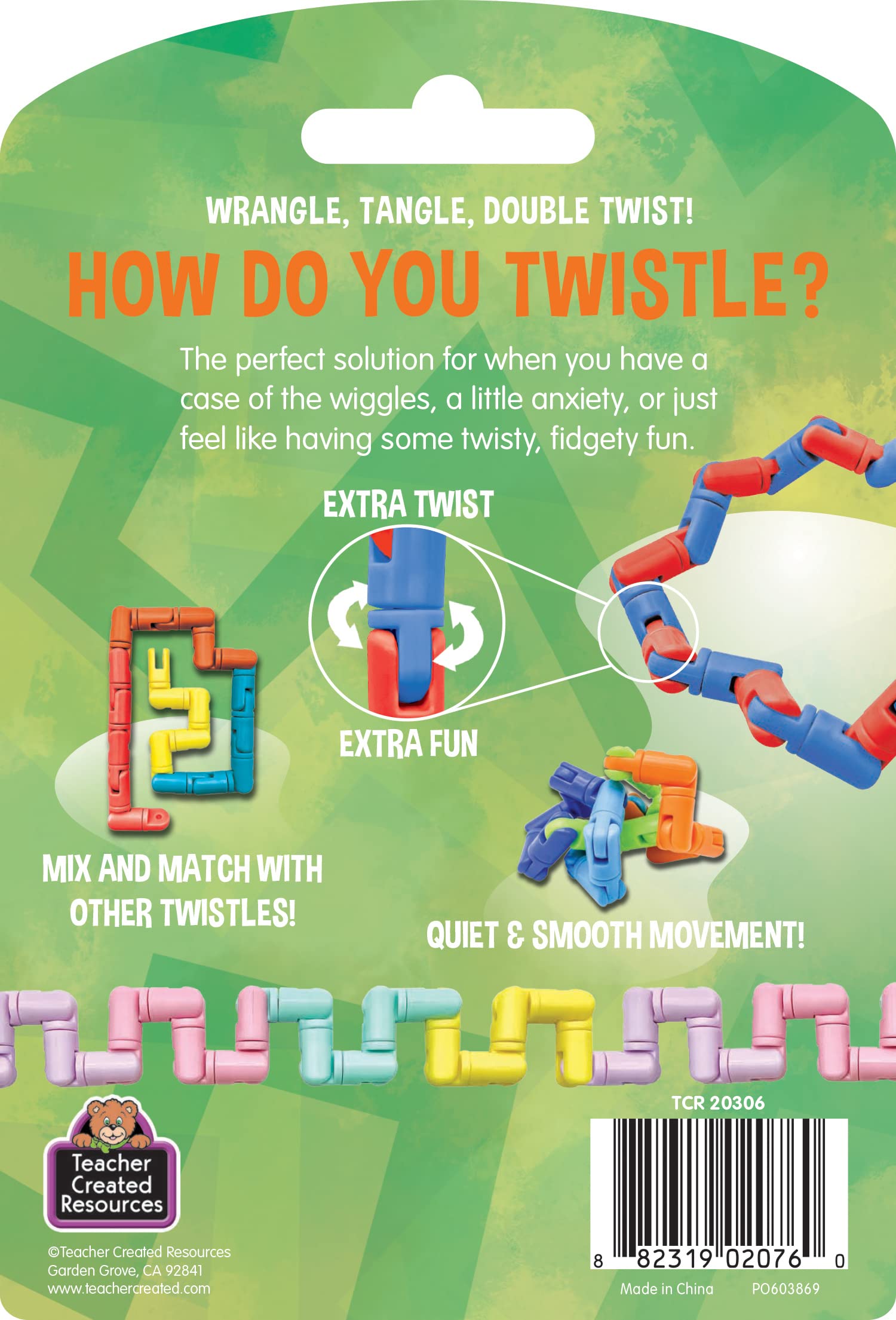 Foto 3 | Fidget Sensory Toy Twistle Double Twist Rojo Y Azul - Venta Internacional.